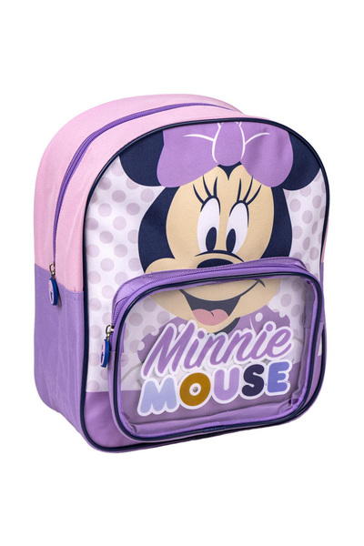 Cerda Rucsac Minnie Mouse cu buzunar transparent, 25x30x12 cm