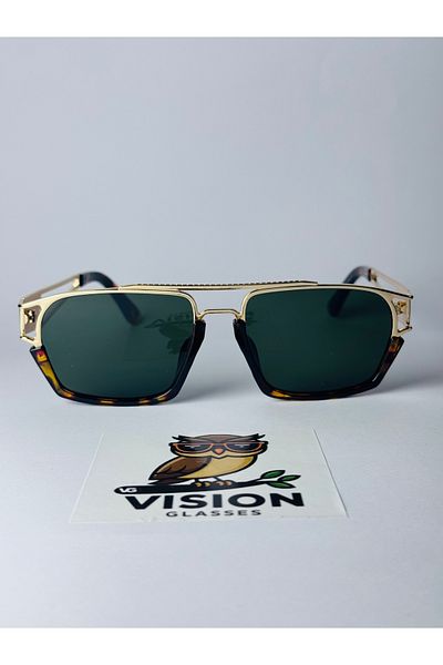 VG VISION GLASSES Daniel Unisex Angular Sunglasses