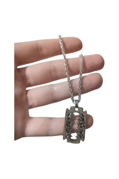 GnelD Men's Silver Color Gift Necklace