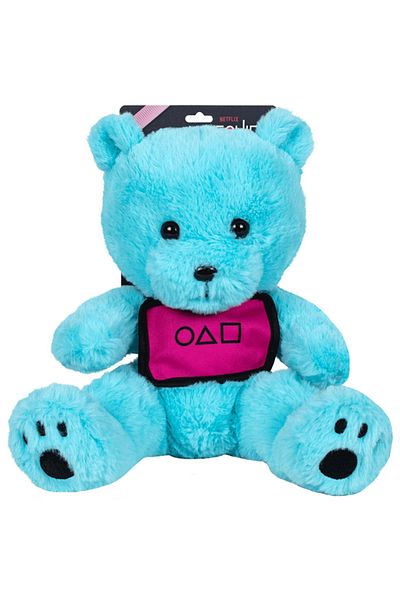 Play By Play Plush toy Blue teddy bear, Squid Game, 23 cm (sitting)