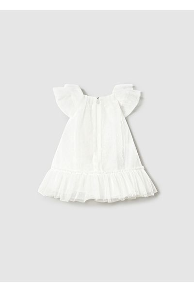 MAYORAL Baby Girl Tutu A-Line Dress with Sleeves L25Y1850