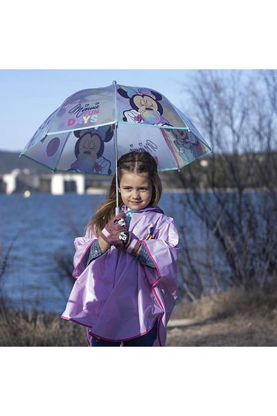 Cerda Pláštěnka pončo, Minnie Mouse, růžová, 5 - 6 let