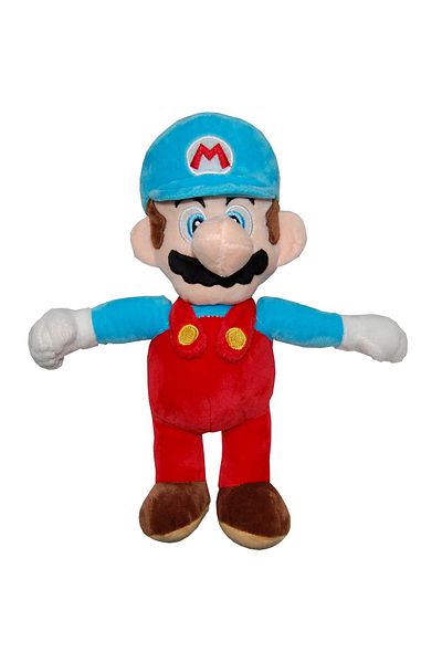 Play By Play Mario plush toy with blue cap, 30 cm