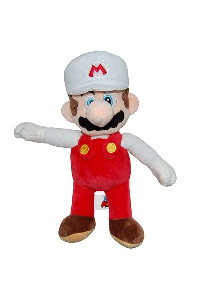 Play By Play Mario plush toy with white cap, 30 cm