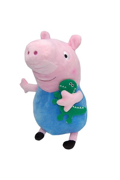 Play By Play George with dinosaur plush toy, Peppa Pig, 18 cm