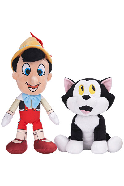 Play By Play Sada 2 plyšových hraček Pinocchio 35 cm a Figaro 24 cm