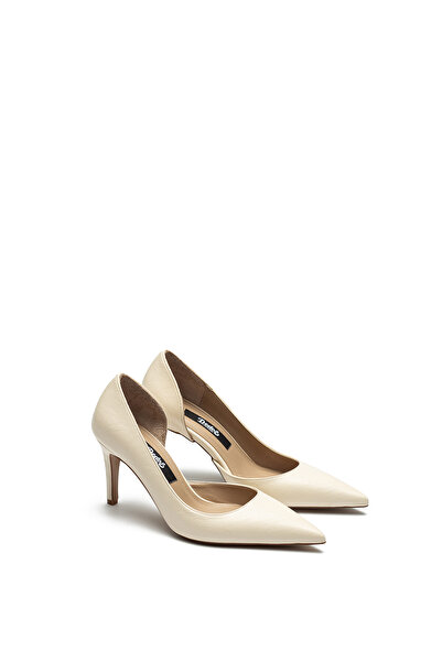 Dedos Kadın Klasik Düz Stiletto Sivri Burun Açık Topuklu Ayakkabı 4300