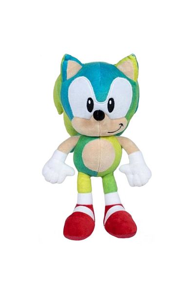 Play By Play Sonic Gradient green plush toy, 28 cm