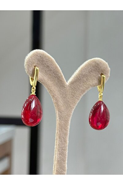 DURAN TAKI TASARIM Yakut Gümüş Küpe