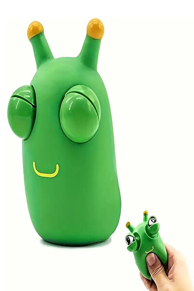 Hyd Throwing Eyes Funny Eyeball Burst Squeeze Succhi Worm Decompression Toy Green Eye