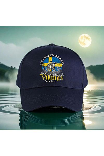 LEIVOR Шапка с щампа Vikings Sweden