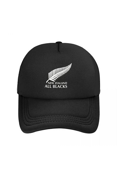 LEIVOR New Zealand All Blacks Printed Snapback Black Hat