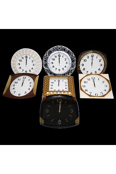emosavm Plain Wall Clock Mixed
