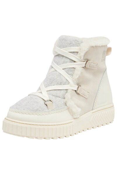Sorel Damen Stiefelette Winterschuhe Ona Ave Alpine Boot Wp 2109381 Weiß 191 Chalk Chalk Wildleder / Sue