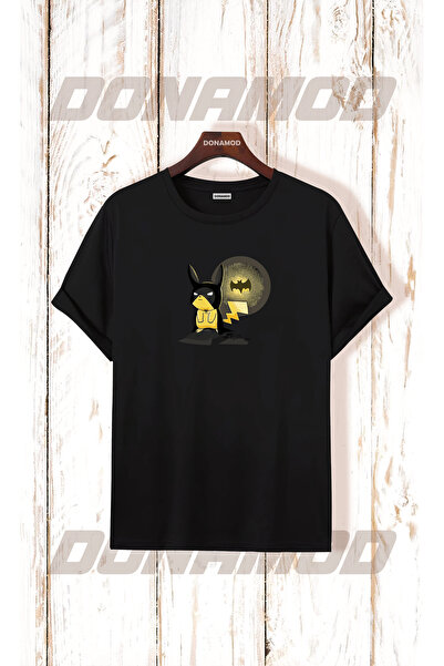 donamod تي شيرت بيكاتشو بيكاتشو بوكيمون قناع كارتون أصفر مصمم هدية لصديق