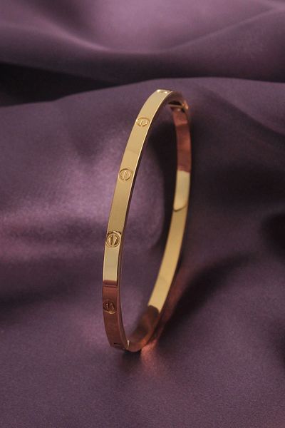 Store 316L Steel Gold Color Women's Handcuffs