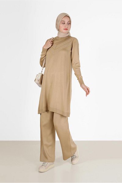 Alvina METAL ACCESSORY DETAILED KNITWEAR TUNIC 42046