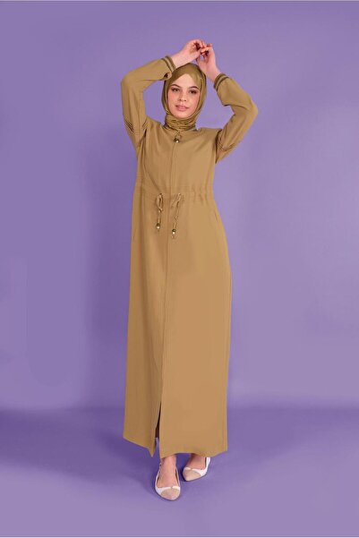 Alvina Elastic Cuffed and Laced Top Coat 10385