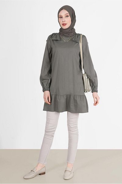Alvina Tunic 42663 - Bow Detailed