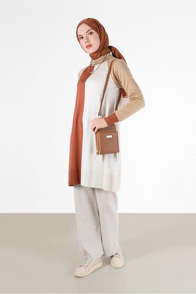 Alvina 3 COLORED KNITWEAR TUNIC 42085