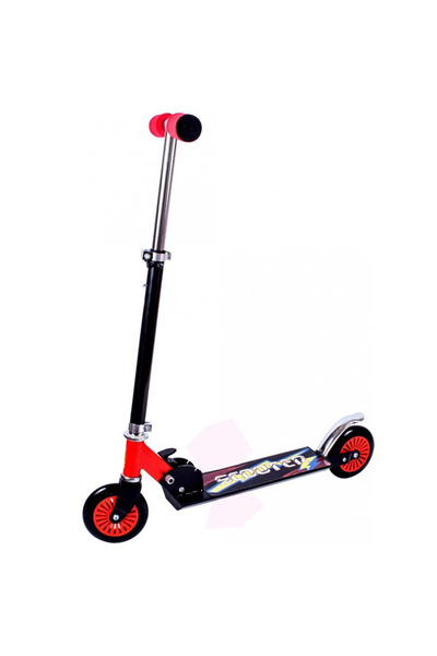 Sports Active Trotineta pliabila rosie/neagra Sports Active, 3-5 ani