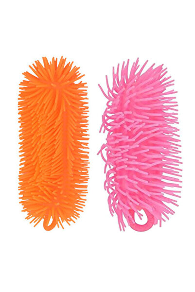 UP Int l Sada 2 měkkých silikonových červů, oranžová/fuchsiová, 20 cm