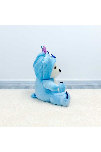 HEDİYEVİM Puffy Hug Hooded Plush Teddy Bear