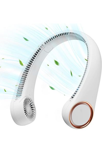 COOYA Portable Neck Fan,Ultra-Cooling,Bladeless,Wearable,3 Customizable Speeds,for Work,Travel,Sports