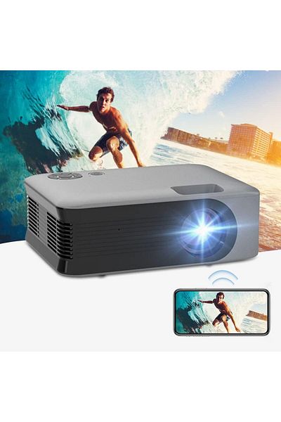 COOYA A30 Portable LCD Projector Max Support 1080P Resolution Compact Size for Home Office Home Theater