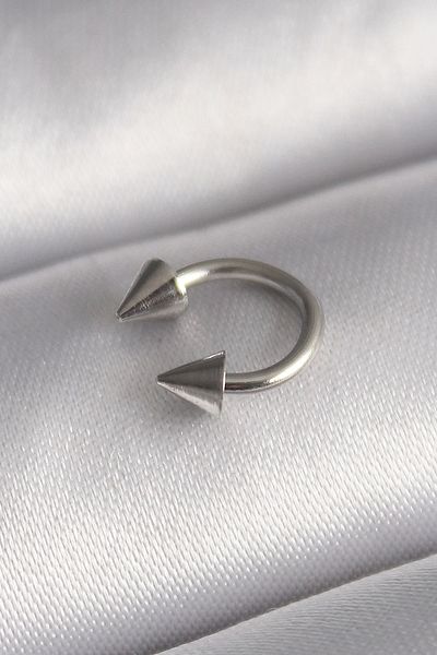 Clariss 316L Steel Silver Color Ring Nail Model Women Piercing