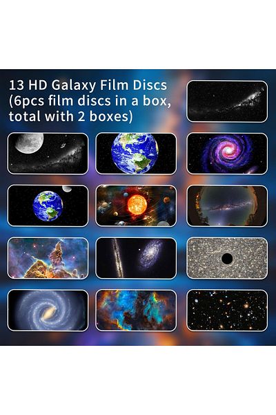 COOYA Star Projector, Ultra Clear Galaxy, 4K, 360 Degree Rotation, for Kids Birthday Gift