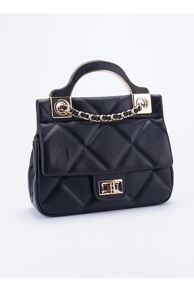 ETG Black Diamond Classic Chain Shoulder Bag