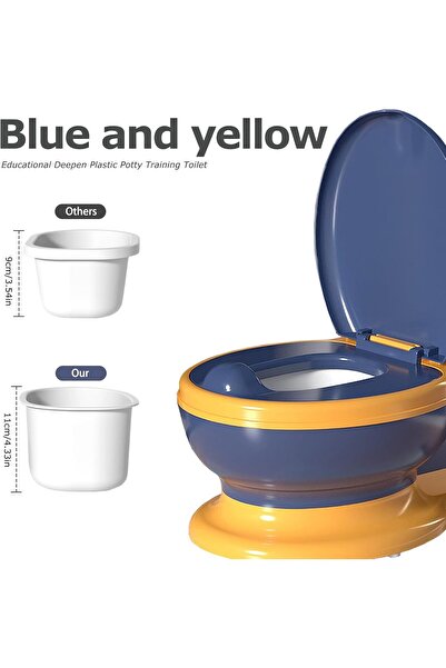 Yelajoy Kids potty,with Simulated Water Tank and Enlarged and Wider Seat,for Kids Toilet Training