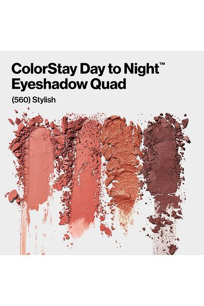 Revlon Eye Shadow Palette, ColorStay Day to Night, Makeup Stocking Stuffers 560 Stylish, 0.16 Oz