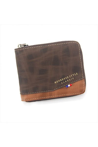 ETG Men's Wallet Short Wallet Card Bag Certificate Bag 11.5*9.5*2cm