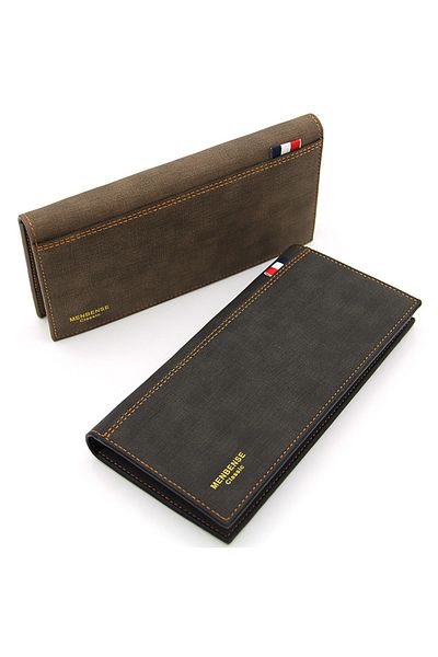 ETG Multi Functional Men's Large Capacity Long Wallet 19 * 9.5 *1.5CM