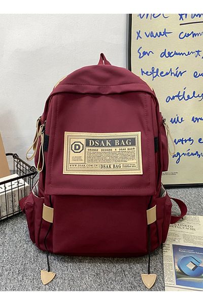 ETG Large Capacity Student Backpack School Bag (Does Not Include Pendants)