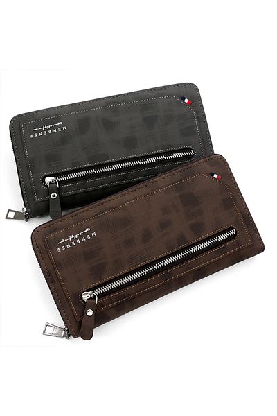 ETG Men's Long Wallet Card Bag Certificate Bag