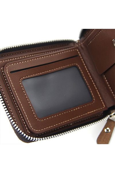 ETG Men's Wallet Short Wallet Card Bag Certificate Bag 11.5*9.5*2cm