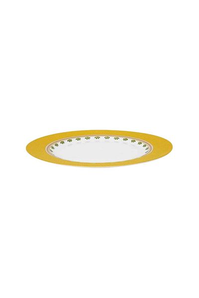 Pip Studio Porcelain Plate, , Yellow, 26.5 Cm, La Majorelle Collection