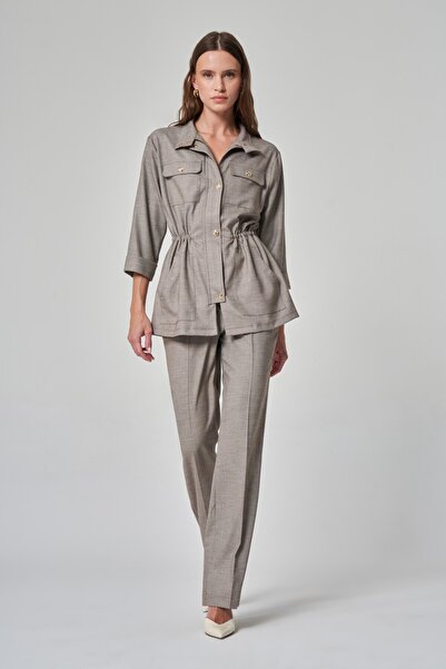 UTOPIAN Geniş Paça Yüksek Bel Pantolon