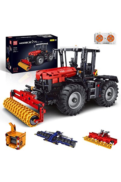 mouldking 17020 Teknik Uzaktan Kumandalı 4'ü 1 Arada Traktör Yapı Blokları Se...