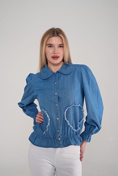Quen Cămașă de damă din denim