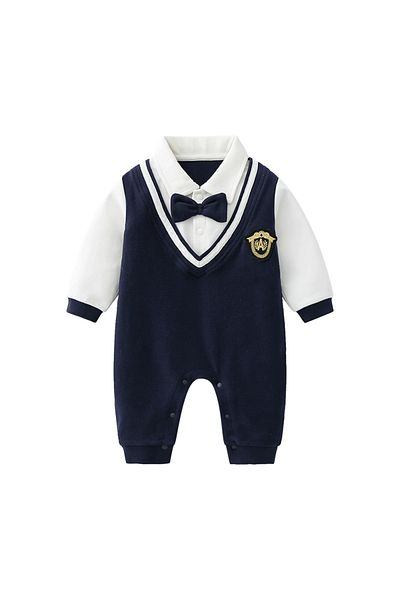 nannie Khai Boys Blue Jumpsuit - 3-6 Months