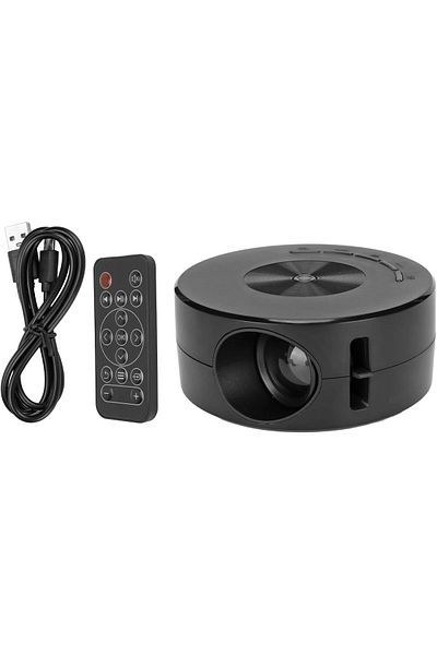 COOYA Mini Portable Projector, Small Outdoor Video Projectors with Synchronize Smartphone Screen Function