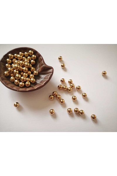 PASAMİA 8 mm Rose Color Undrilled Pearl 30 Gr (80-85 Pieces)