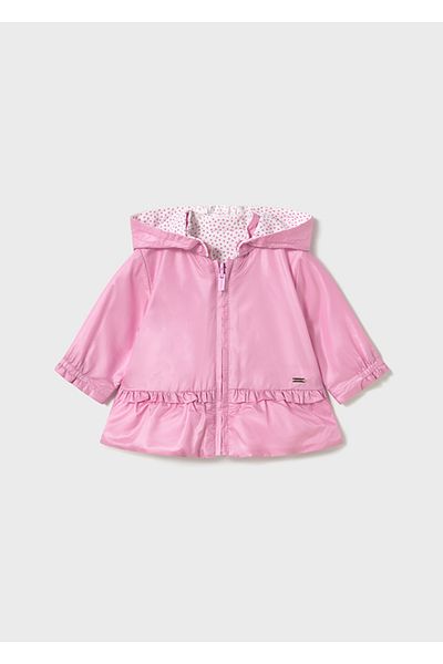 MAYORAL Newborn Baby Girl Child Double Sided Windbreaker-Dual Face Coat
