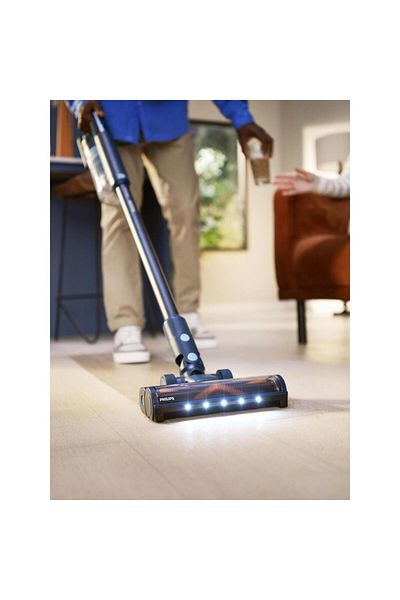 Philips Aspirator vertical Philips XC5141/01, Autonomie 60 minute, PowerCyclone 10 (Albastru)