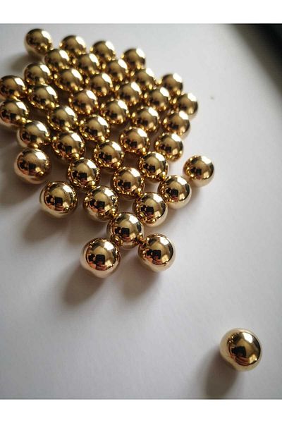 PASAMİA 10 mm Rose Color Undrilled Pearl 25 Gr (45-50 Pieces)