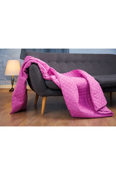 Home Still TRAFFIC DOUBLE BLANKET 200x220 CM, LILAC